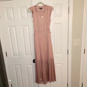 Banana Republic Satin Maxi, Blush, size 8, NWT